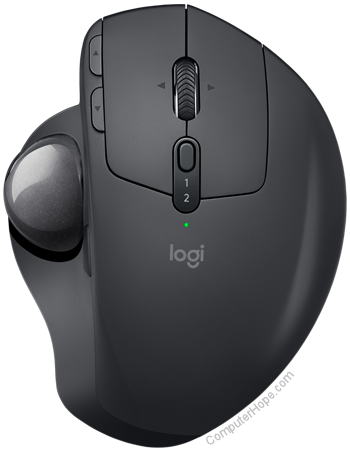 Logitech Cordless Trackman Optical Trackball mouse
