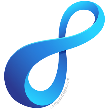 infinity symbol indicating a Loop